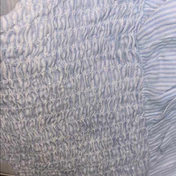 Girls' Light Blue Ruffle Top - Picture 8 of 8